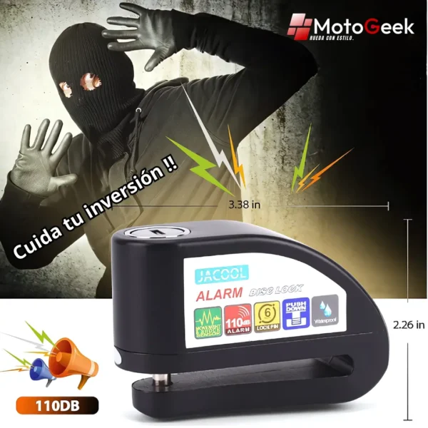 candado alarma
