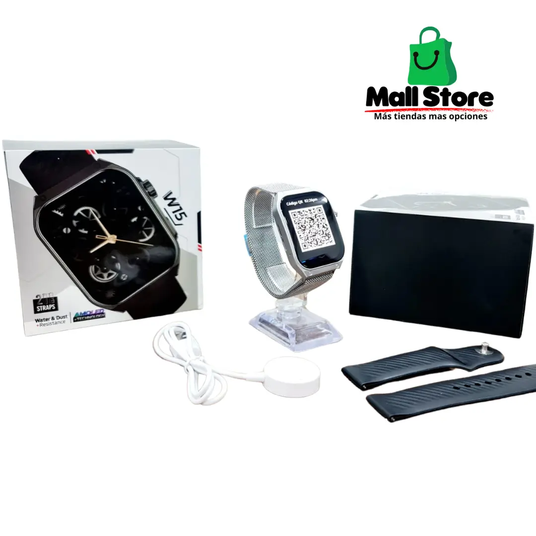 💥 Smartwatch W15 Hombre | Elegancia y Tecnología en tu Muñeca ⌚🔥 Envío Gratis + Pago contra entrega