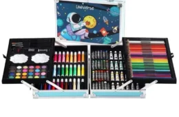 🎒 Set de Arte 145 Piezas para Niños 🎨 Maletín Portátil con Colores, Crayones y Más 🖍️ENVIO GRATIS+PAGO CONTRA ENTREGA