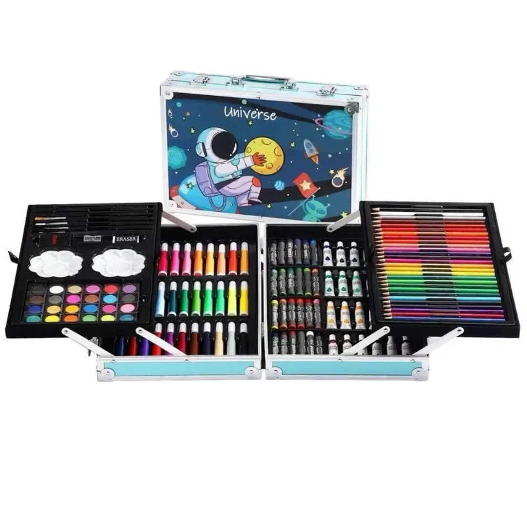 🎒 Set de Arte 145 Piezas para Niños 🎨 Maletín Portátil con Colores, Crayones y Más 🖍️ENVIO GRATIS+PAGO CONTRA ENTREGA