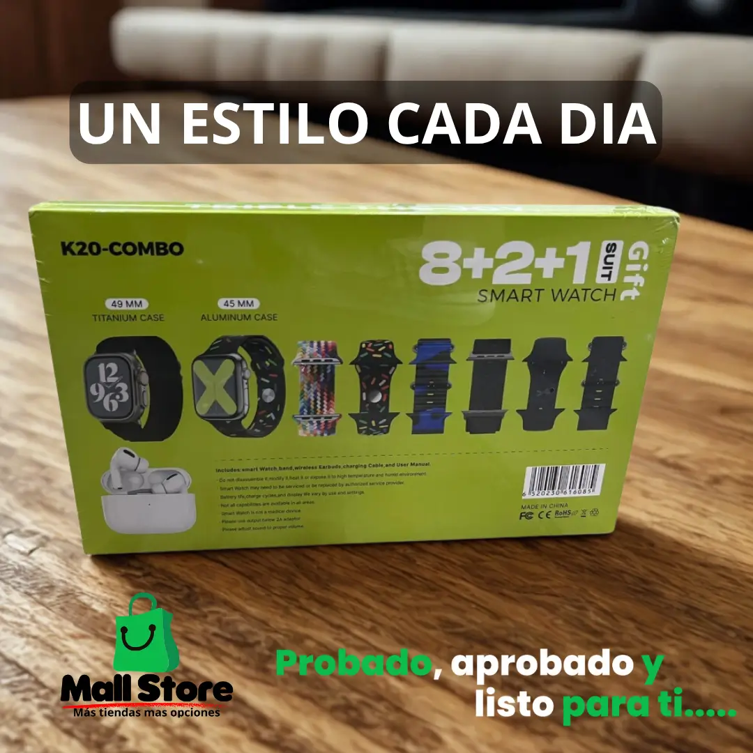 Combo Smartwatch K20 |  Ultra 2 + Serie 9 + Audífonos 🎧 | Envío Gratis + Pago Contra Entrega