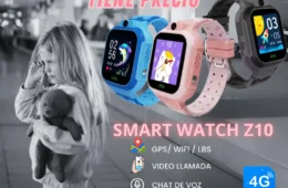 Smartwatch niños Z10 GPS – RED 4G y VIDEO LLAMADA + Botón SOS  👧🧒 Envío Gratis + Pago Contra Entrega