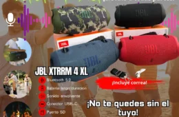 Parlante Xtrmm4 XL 🔊 Sonido Potente 360° + Bluetooth 🎉 ¡Lleva la fiesta! Envío Gratis 😮